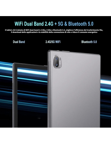 JUSYEA J10 Tablet bambini 128GB ROM...