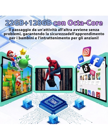 JUEDUR R500 Android 15 Tablet, 10...