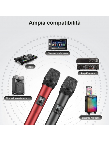 TONOR TW450 Microfoni senza fili,...