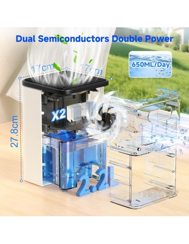 Deumidificatore KSM-DF01 elettrico da...