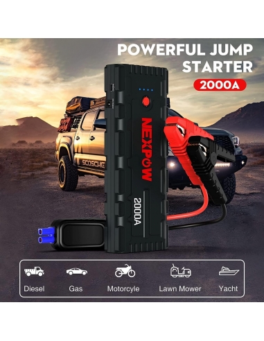 NEXPOW G17 Avviatore Batteria Auto,...