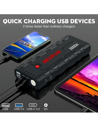 NEXPOW G17 Avviatore Batteria Auto,...