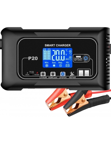 HTRC 20P Carica Batteria per Auto...