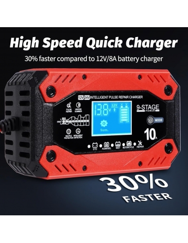 YIFELL H10CD 10A Carica Batteria per...