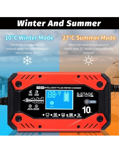 YIFELL H10CD 10A Carica Batteria per...