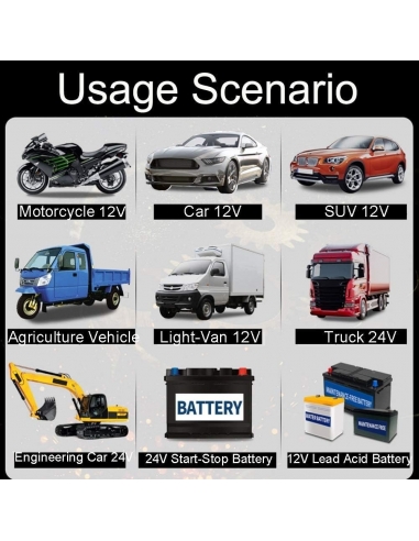 FOXSUR 4A Carica Batteria per Auto...