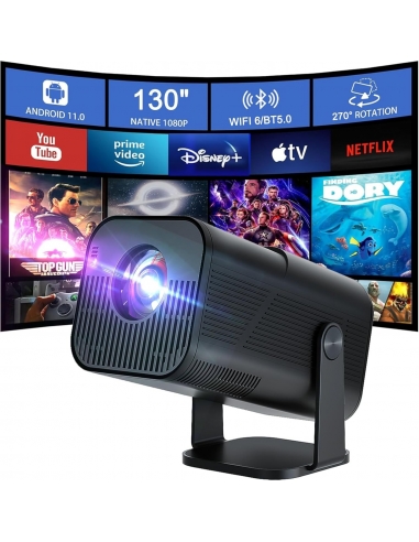 Amovfilm AMX500 Mini proiettori WiFi...