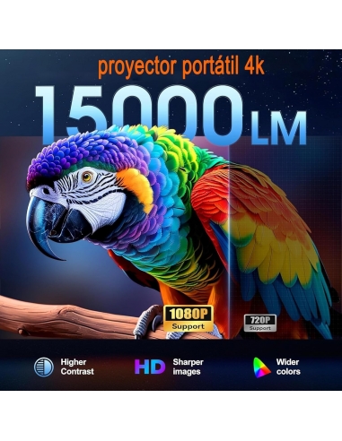 Amovfilm AMX500 Mini proiettori WiFi...