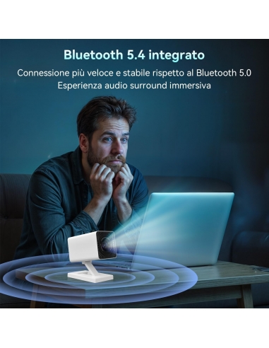 PUTBECY P3 Mini Proiettore 4K Android...