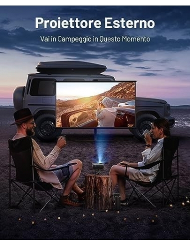 ELEPHAS W13-M Proiettore WiFi Mini...