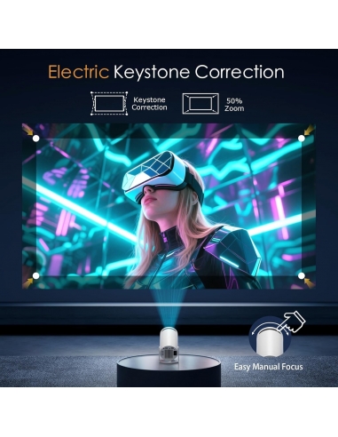 SAINELLOR AMX100 Mini proiettore,...