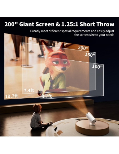 SAINELLOR AMX100 Mini proiettore,...