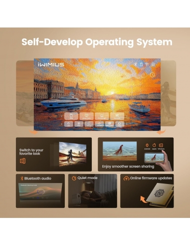 IWIMIUS K11 Proiettore【Dolby+Auto...