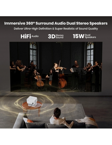 GAIMOO GM700 4K Proiettore [Auto...