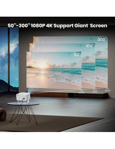 GAIMOO GM700 4K Proiettore [Auto...