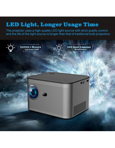 Proiettore HY350 con Android 11.0 HD...