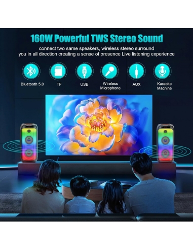 TAMPROAD A58 Altoparlanti Bluetooth...