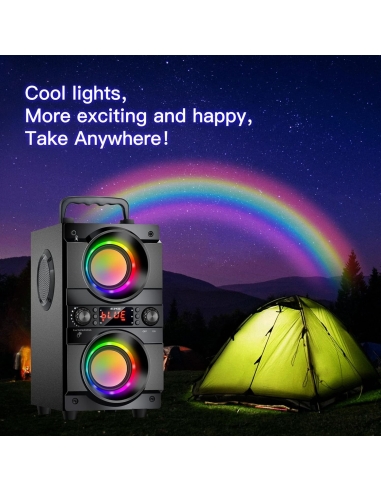 SUPNIU A21 Cassa Bluetooth 5.0 da 100...