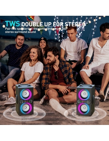 TPBEAT TP-BA-02 Cassa Bluetooth...