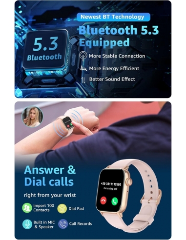 Safiman H5 Smart Watch Mens...