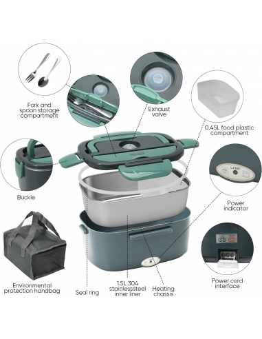 Lunch Box Elettrico Portatile...