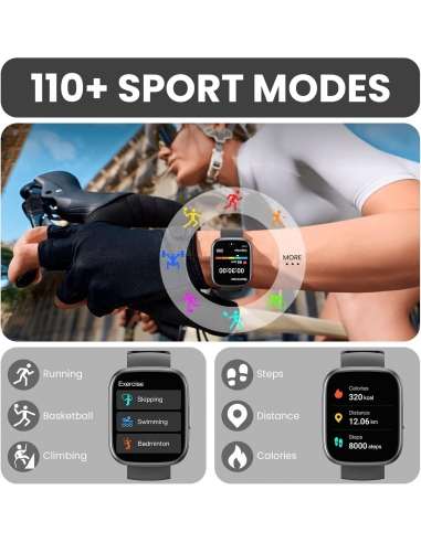 CILLSO T80 Smartwatch Uomo Donna con...