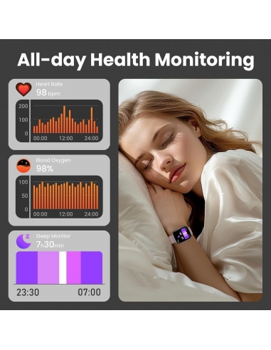 CILLSO T80 Smartwatch Donna con...