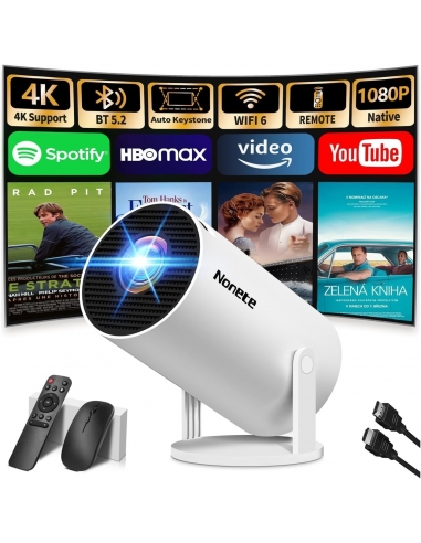 NONETE NT20 Proiettore 1080P FHD Mini...
