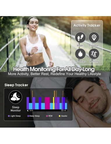 AYCY MT65 Smartwatch Donna, 1,85''...