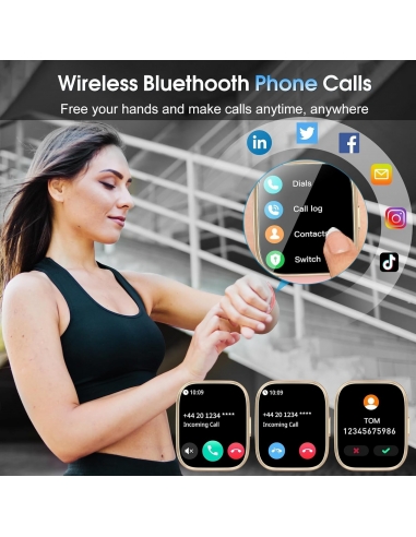 AYCY MT65 Smartwatch Donna, 1,85''...