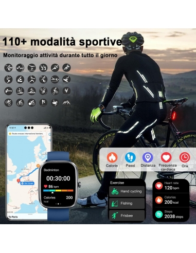 UAUE T60 Smartwatch Uomo Donna, 2025...