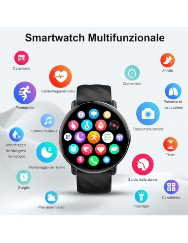 OWMSIC S51 Smartwatch Uomo Donna,...
