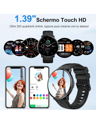 OWMSIC S51 Smartwatch Uomo Donna,...