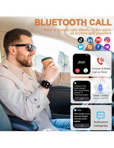 Kuizil T70 Smartwatch Uomo Donna con...