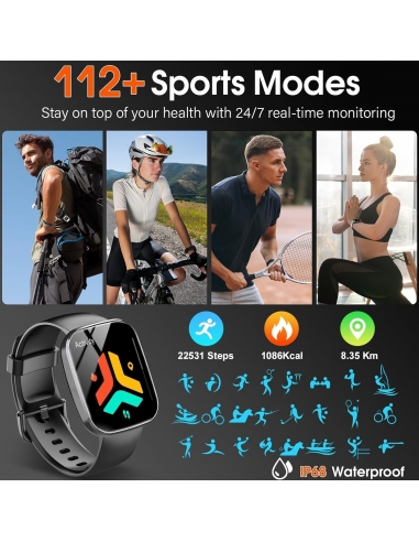 Csasan T70 Smartwatch Uomo Donna con...