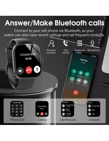 Csasan T70 Smartwatch Uomo Donna con...