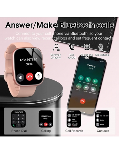 Csasan T70 Smartwatch Donna con...