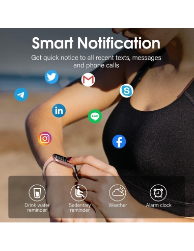 Csasan T70 Smartwatch Donna con...