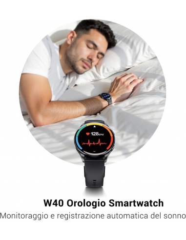 Smartwatch W40 Orologio Fitness con...