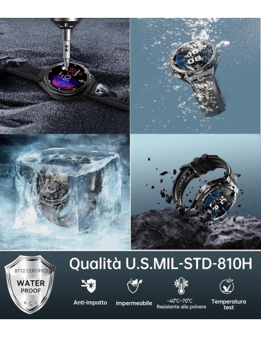 OUKITEL BT12 GPS Smartwatch Uomo...