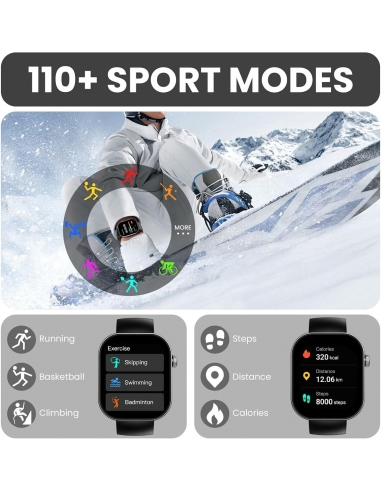 Zaisia QS30 Smartwatch Uomo Donna,...