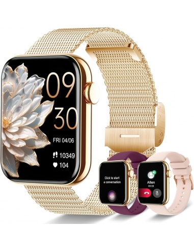INNOFOVO GOLD Smartwatch Donna con...