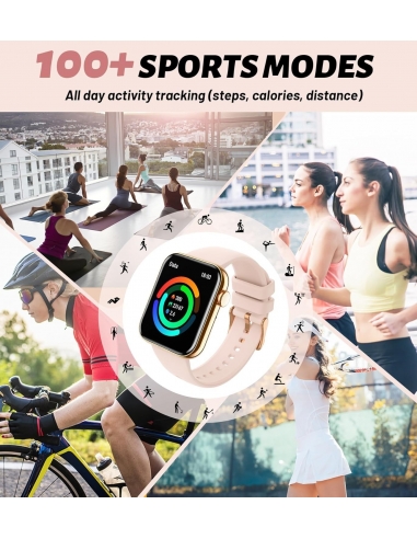 INNOFOVO GOLD Smartwatch Donna con...