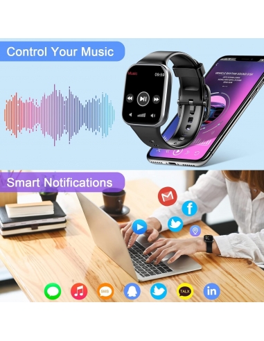 UAUE Q23 Smartwatch Uomo Donna,...