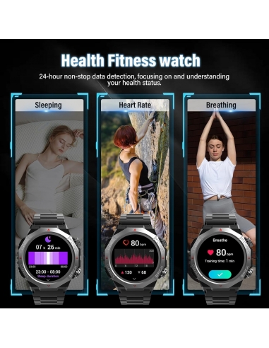 QECNATO S10 Smartwatch Uomo Militare...