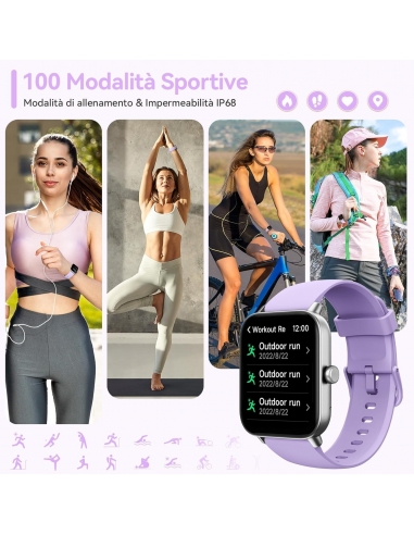 Smartwatch IDW19  Donna, 1,80"...