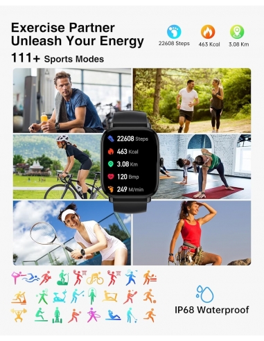 Smartwatch P73 smartwatch sportivo...