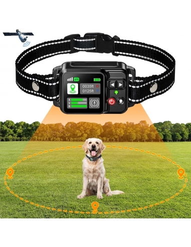 GPS Wireless Fence ZF500 Collare con...