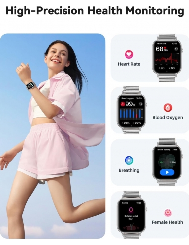 FITONME F128 Smartwatch Donna, 1.83”...