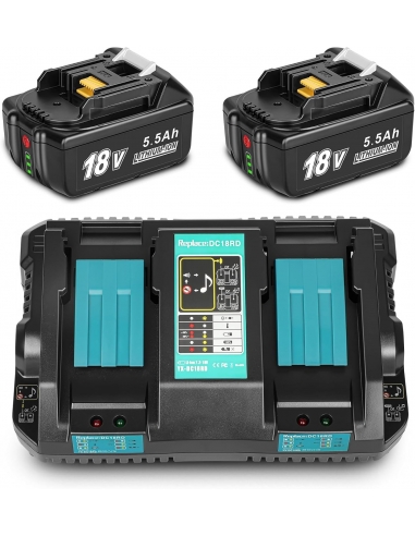 Carica Batteria di ricambio da 5Ah...